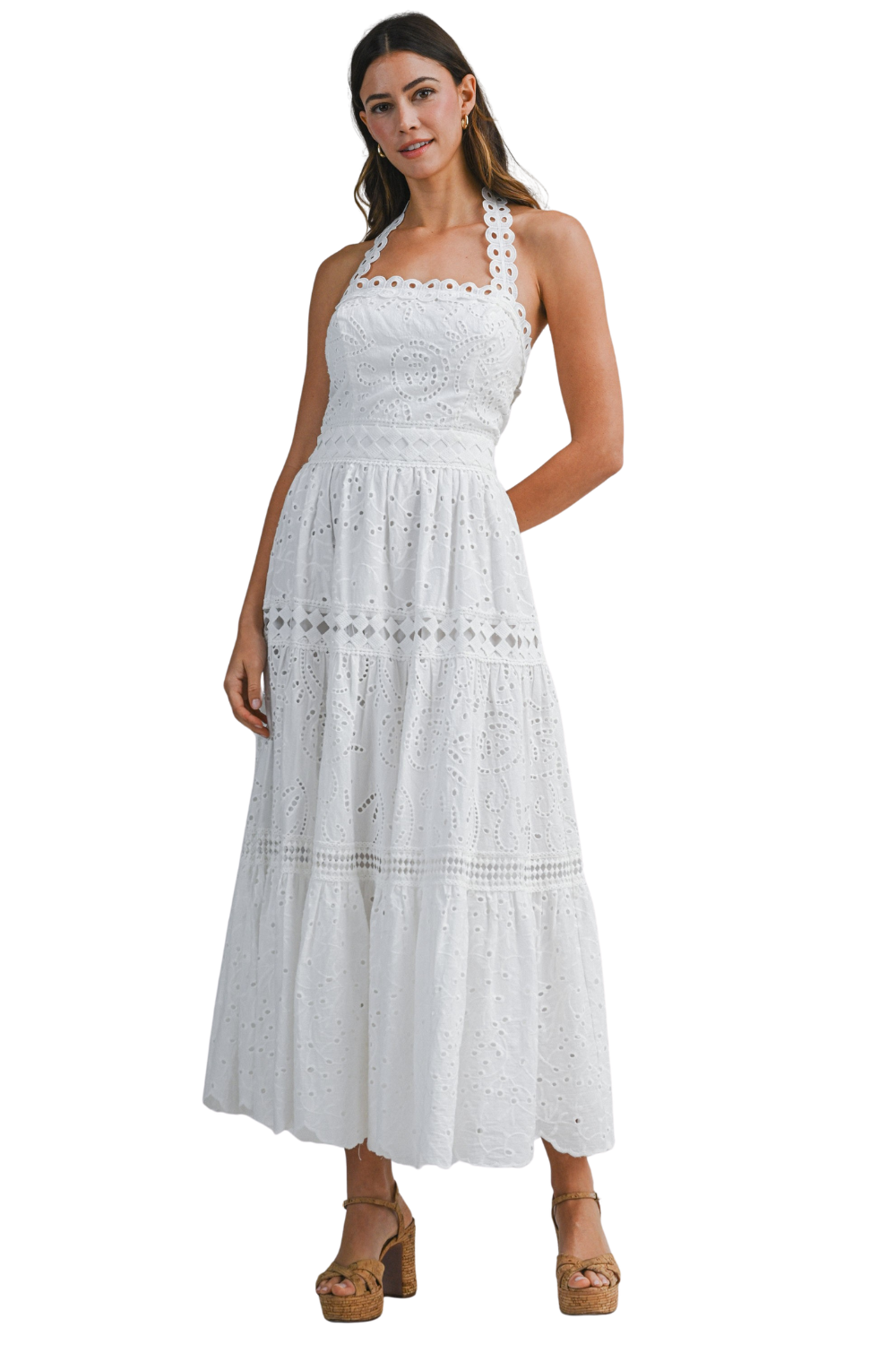 santorini midi dress Santorini White Midi Dress