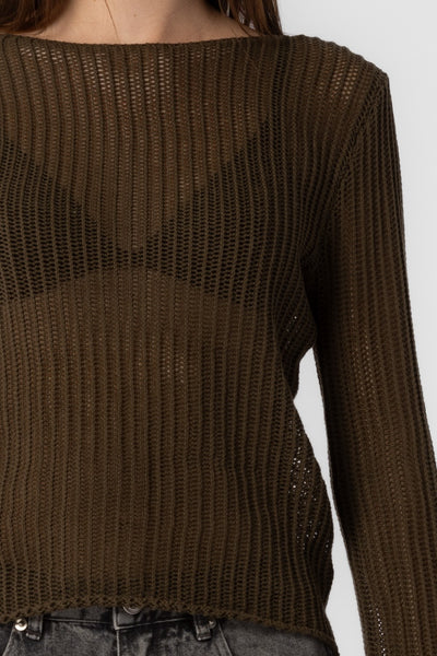 Matilda Mesh Knit Sweater