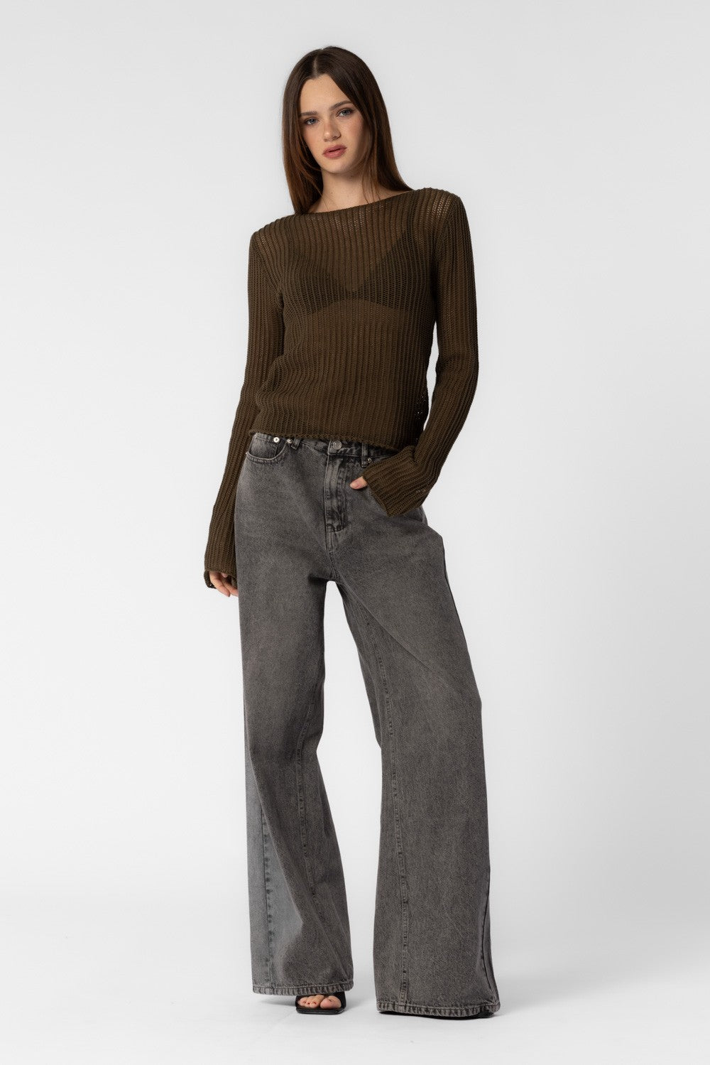 Matilda Mesh Knit Sweater