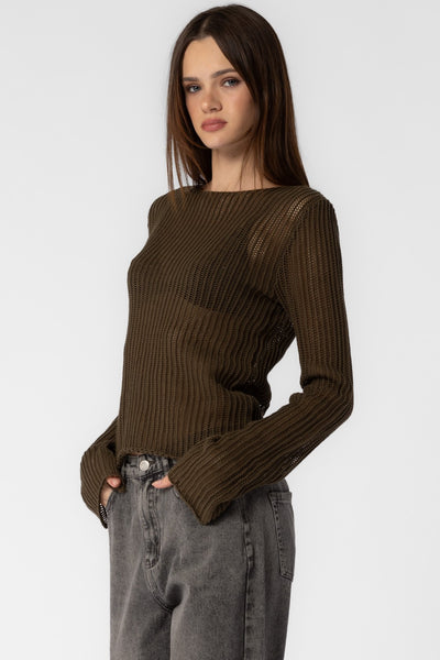 Matilda Mesh Knit Sweater