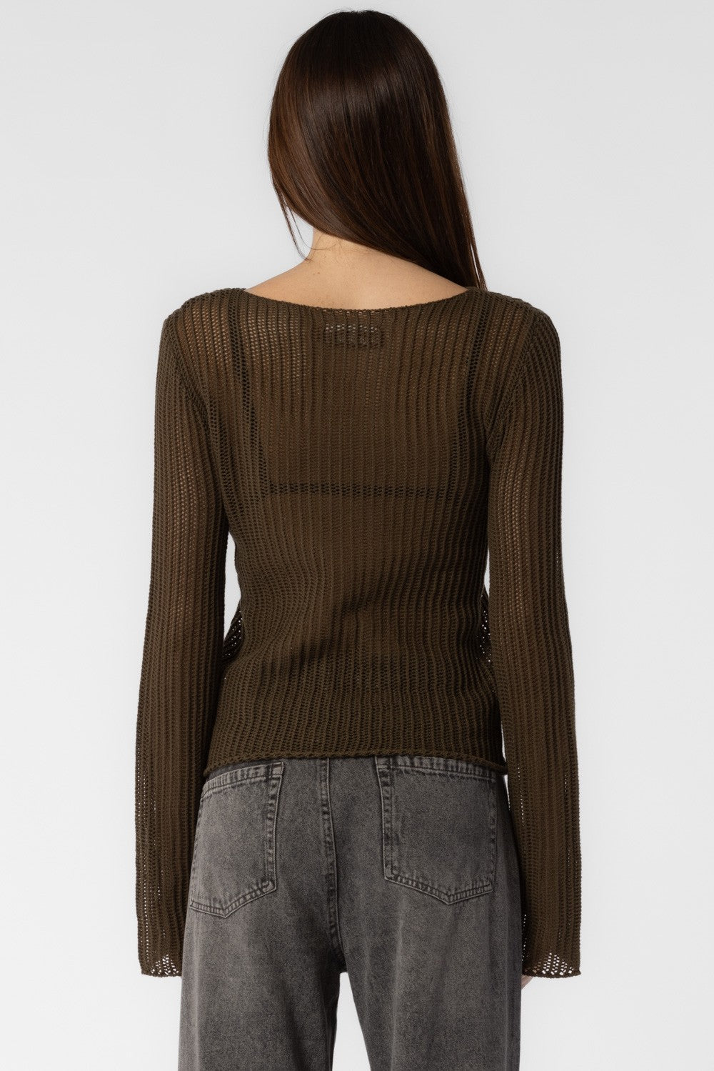 Matilda Mesh Knit Sweater