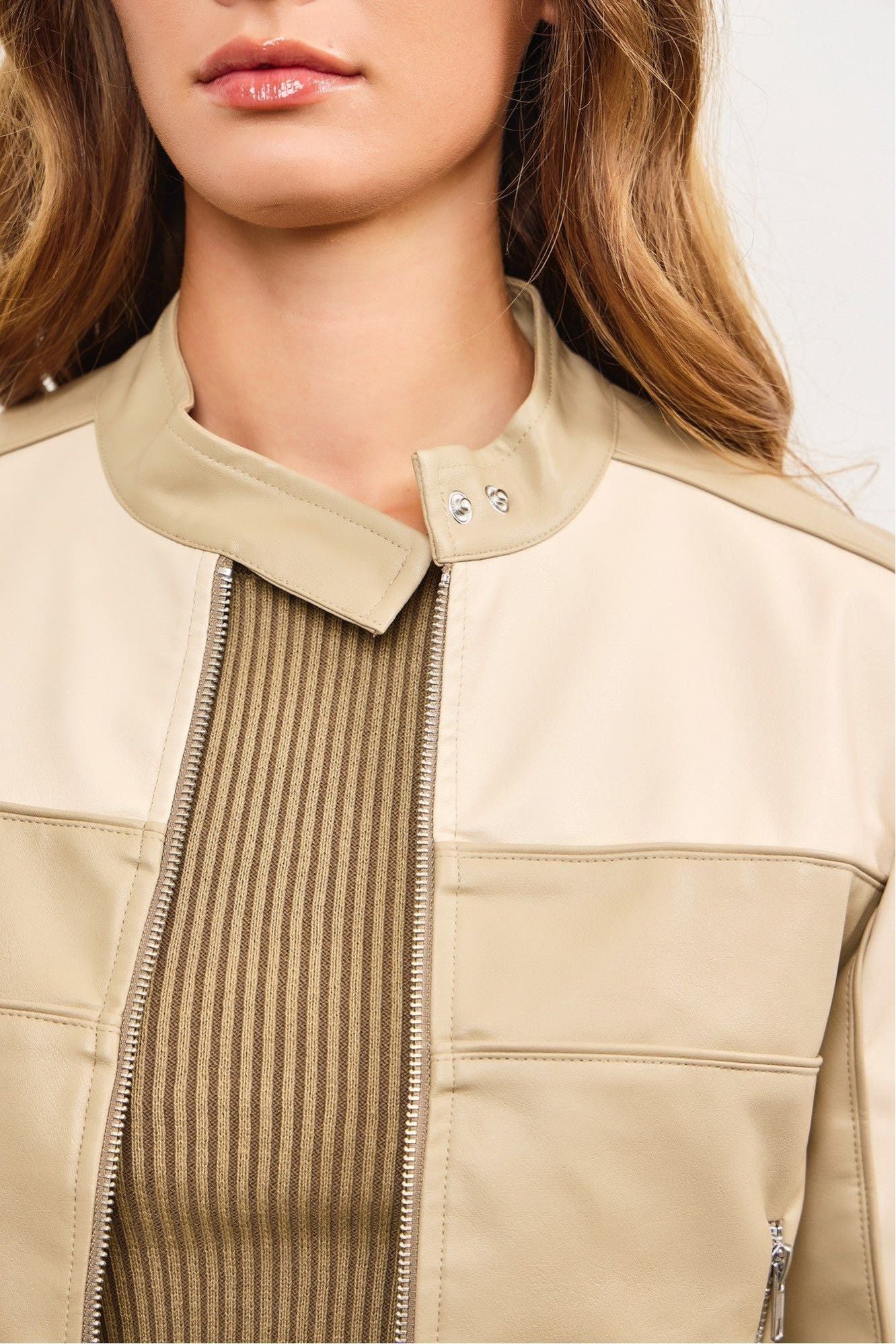Moto Chic Cropped Jacket