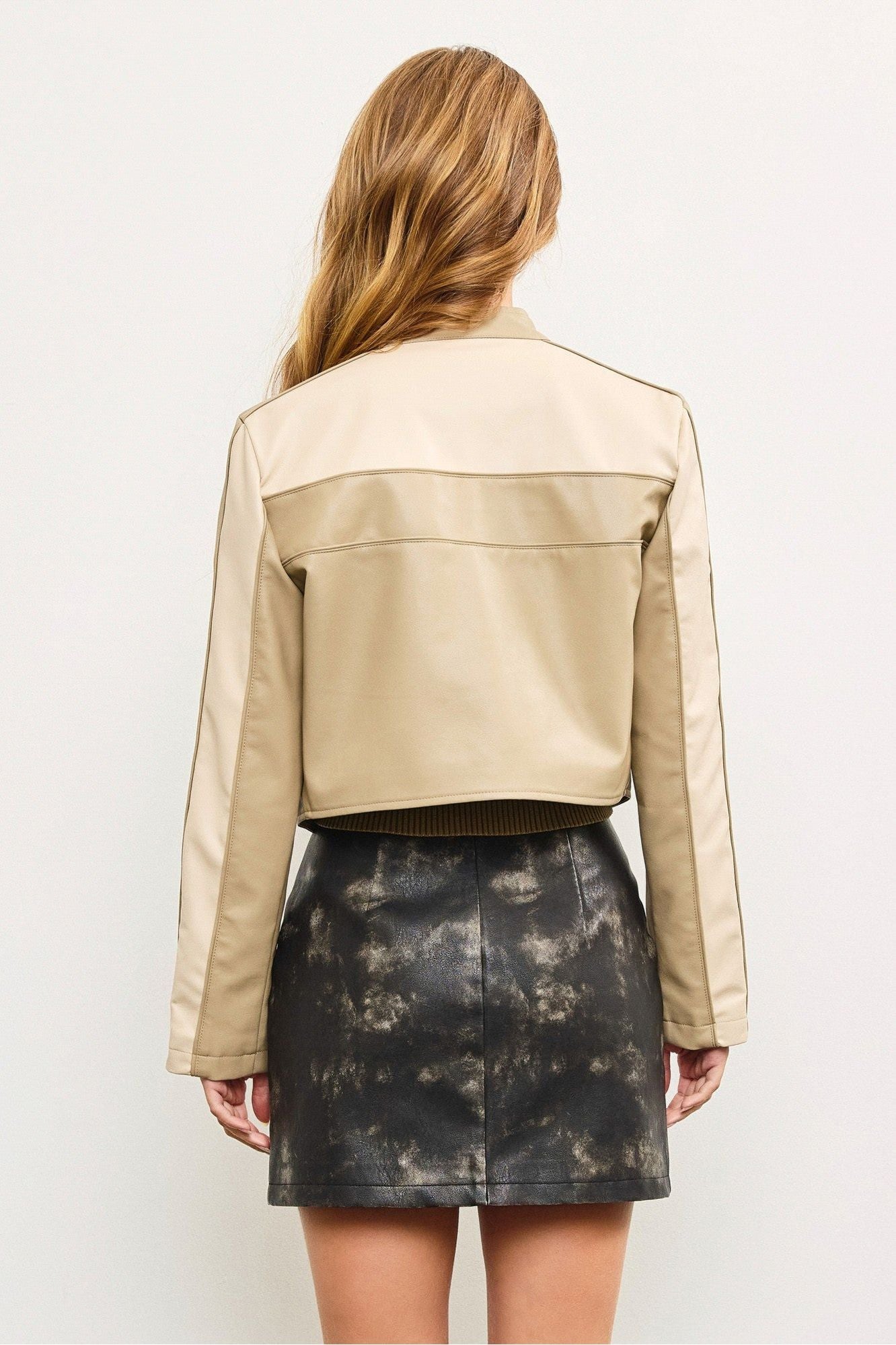 Moto Chic Cropped Jacket