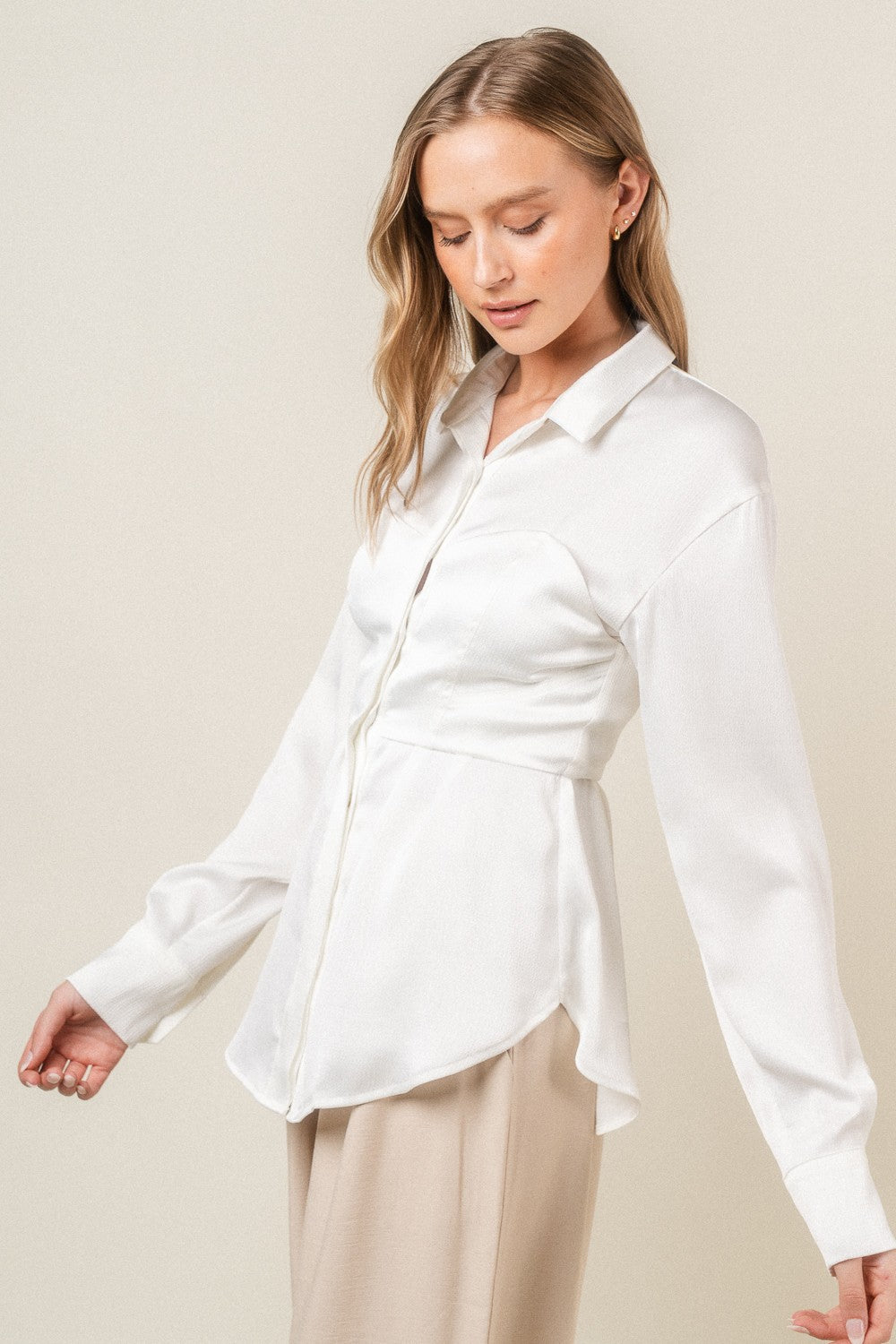 Luna Satin Blouse