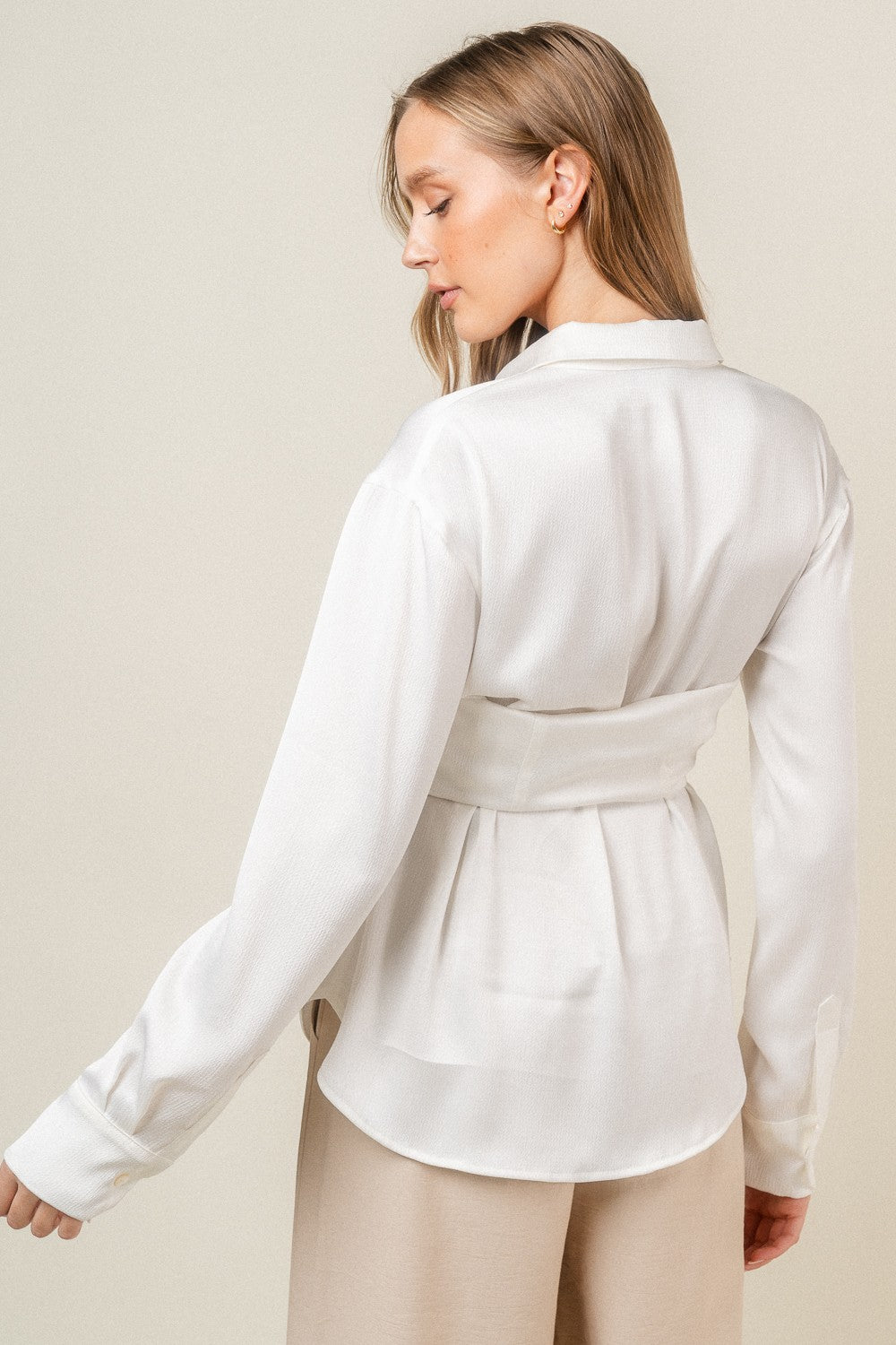 Luna Satin Blouse