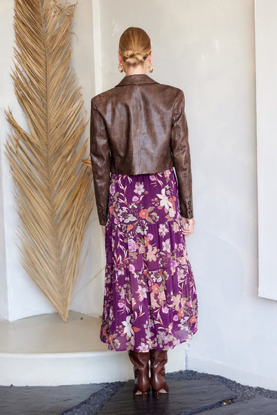 Wildwood Cropped Vegan Leather Jacket