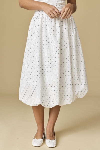 Luna Polka Dot Midi Dress