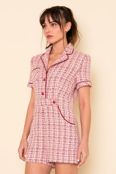Coco Tweed Romper