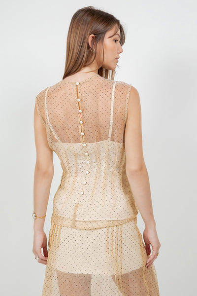 Sunset Polka Mesh Set