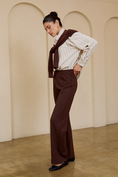 Cocoa Clean Lines Trousers
