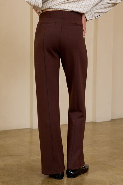 Cocoa Clean Lines Trousers