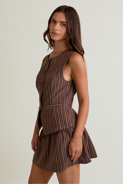 Vienna Pinstripe Set