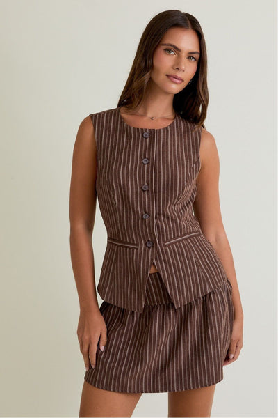 Vienna Pinstripe Set
