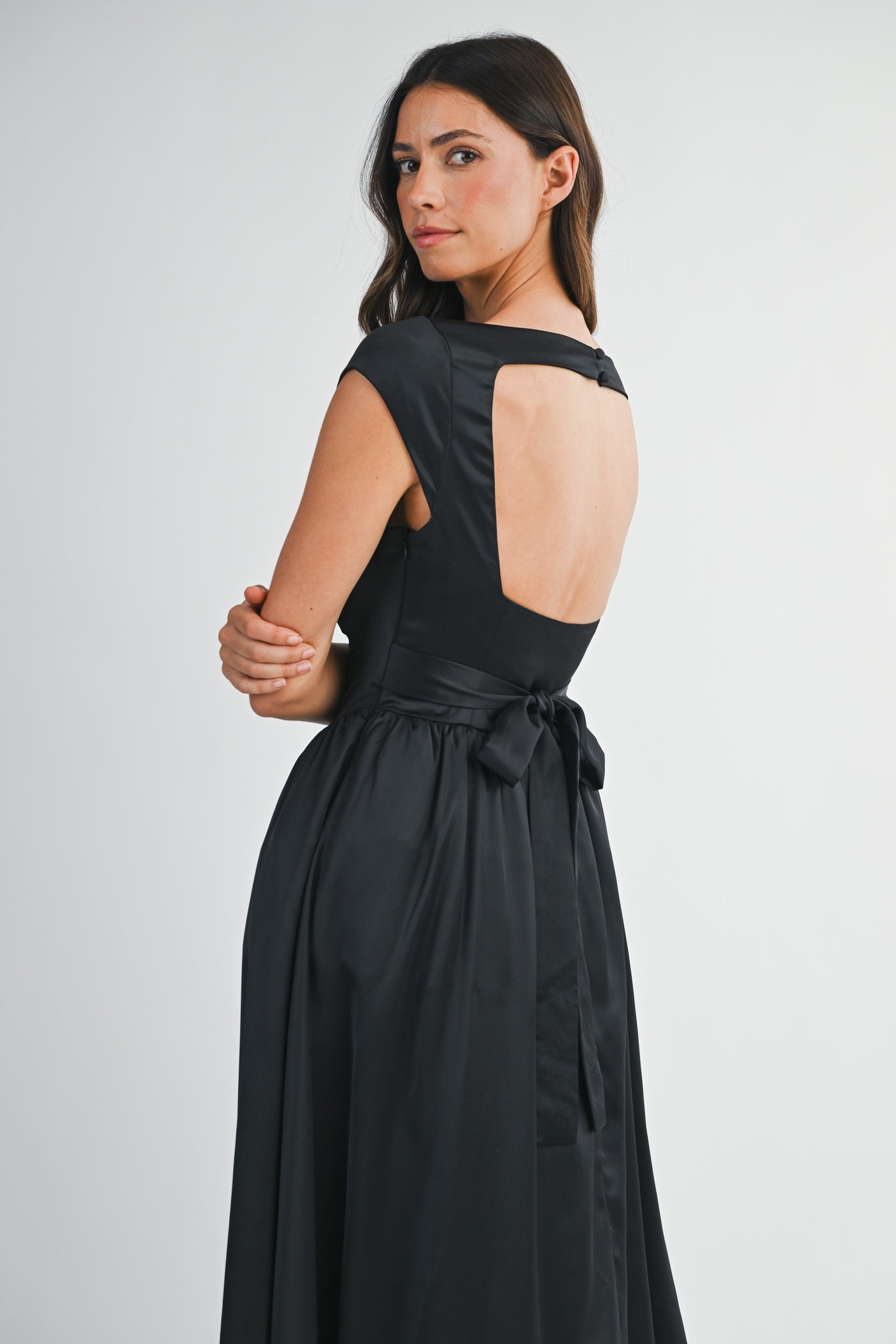 Ava Satin Dress