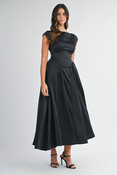 Ava Satin Dress