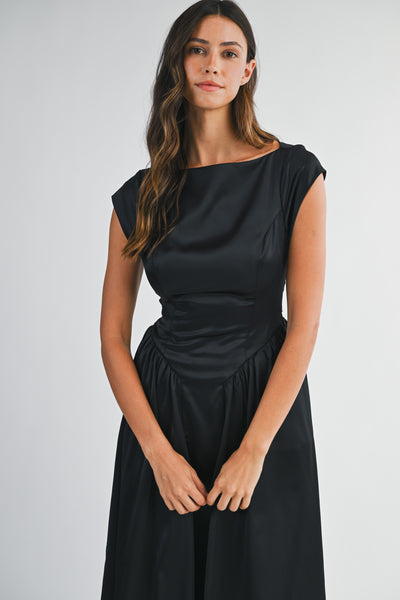 Ava Satin Dress