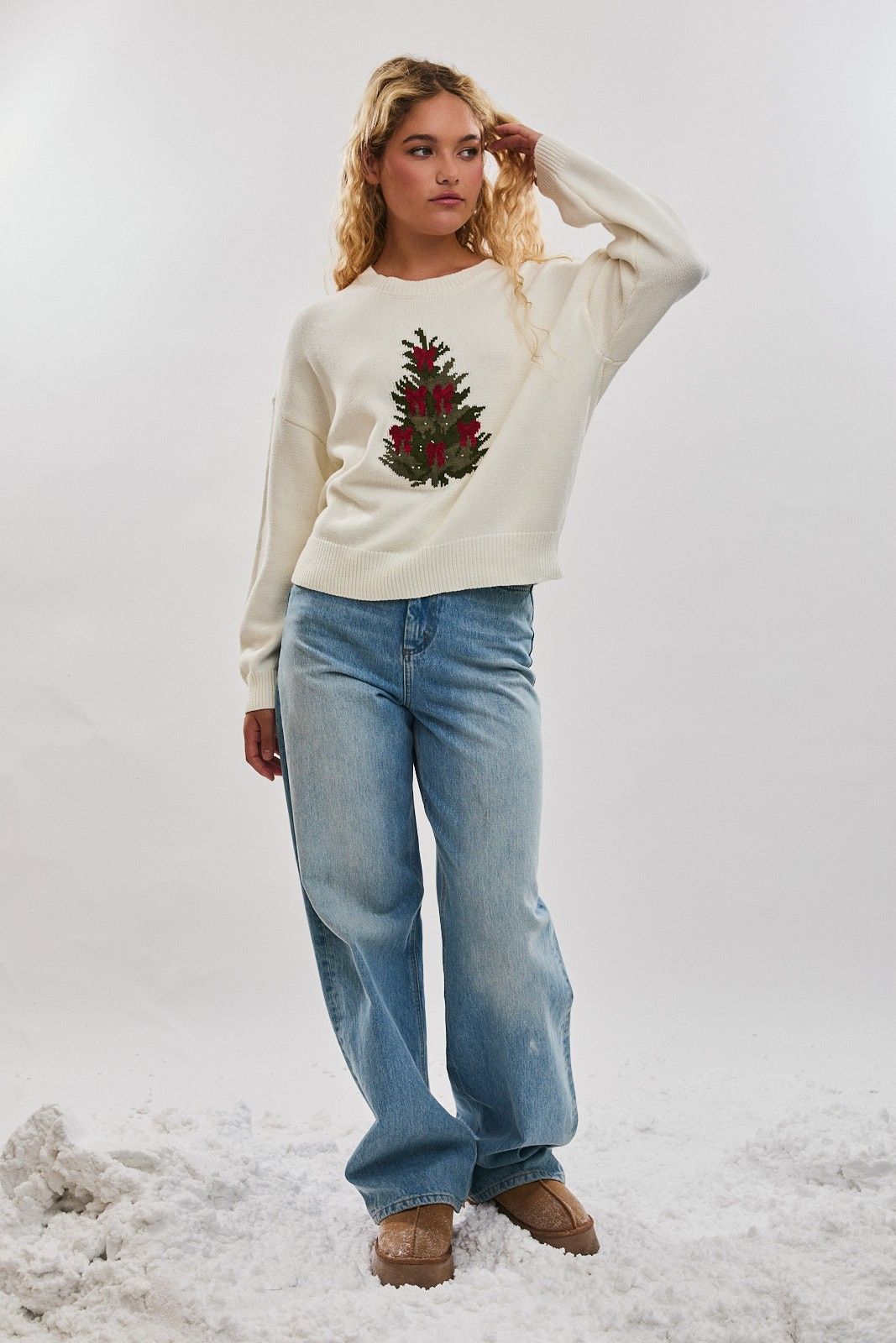 Pine Bow Sweater (Pre-Order)