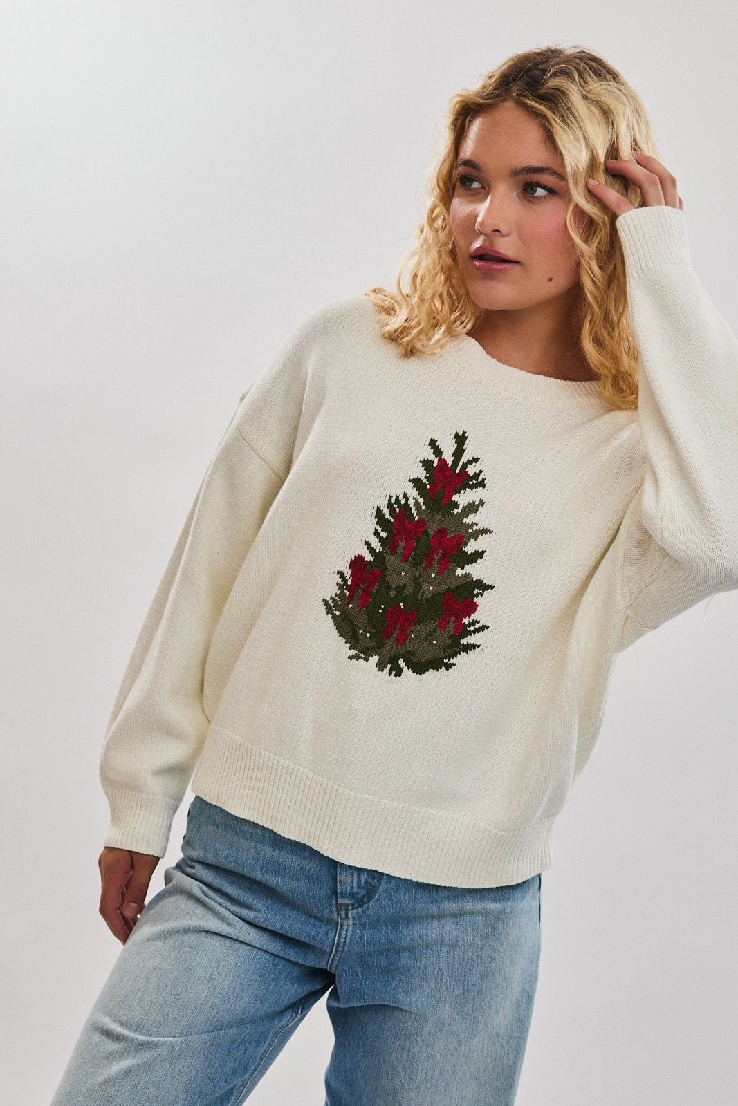 Pine Bow Sweater (Pre-Order)