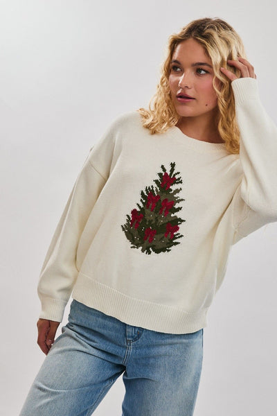 Pine Bow Sweater (Pre-Order)