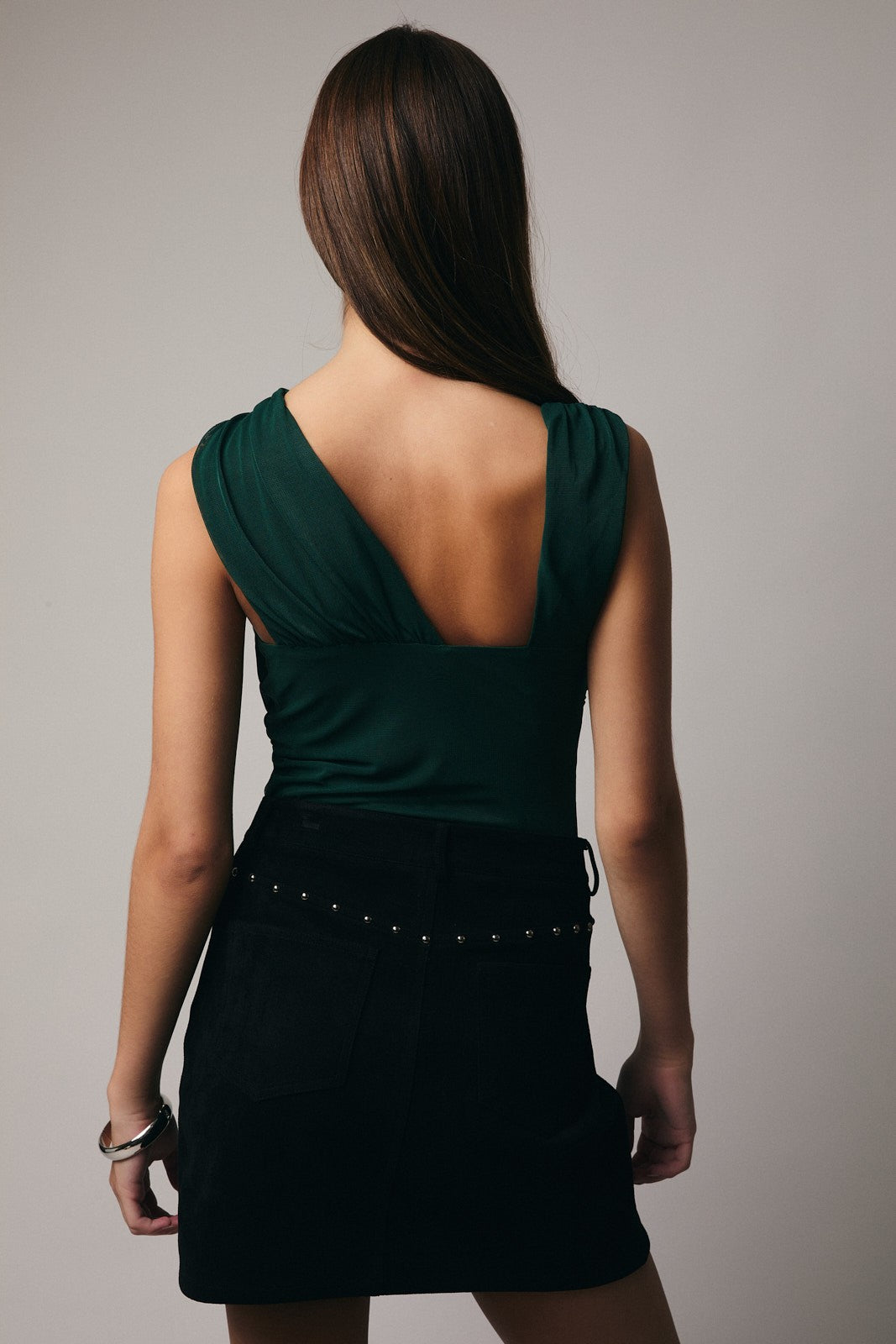 Verde Asimétrico Bodysuit