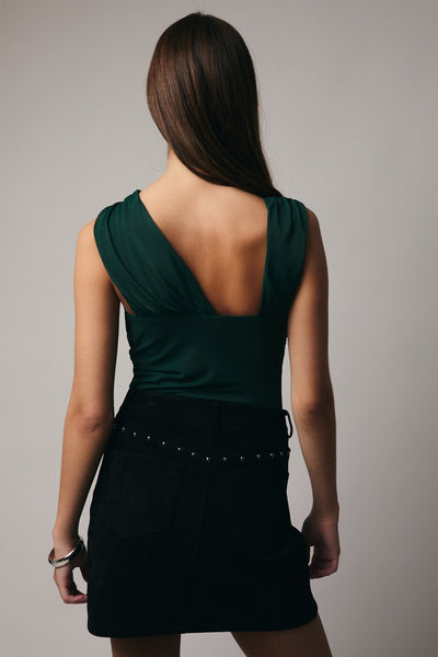 Verde Asimétrico Bodysuit