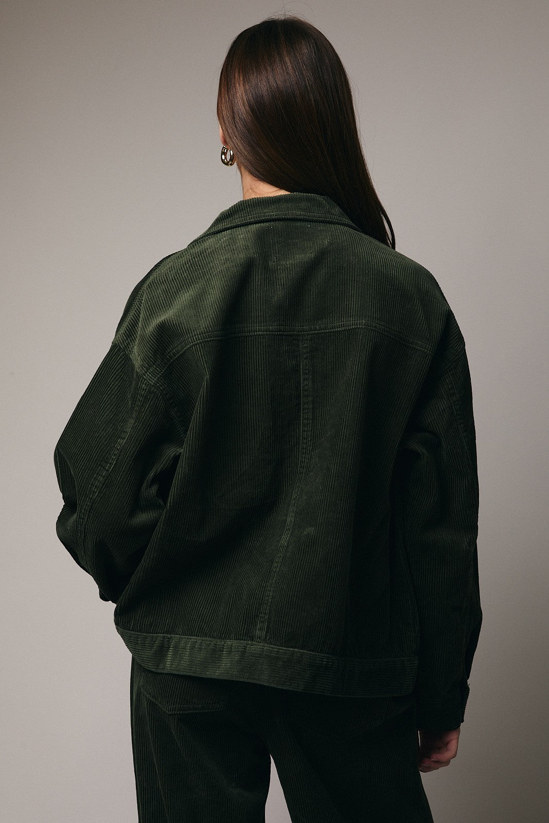 Corduroy Olive Set