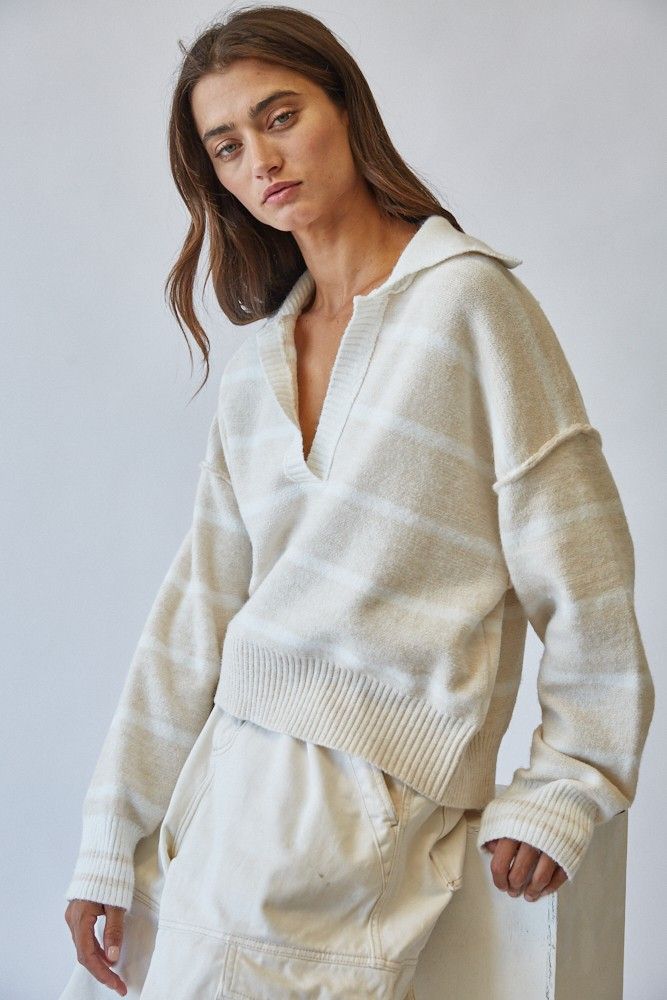 Anette Polo Knit Sweater