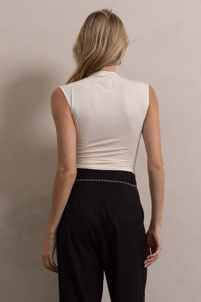 Twist & Drape Sleeveless Top
