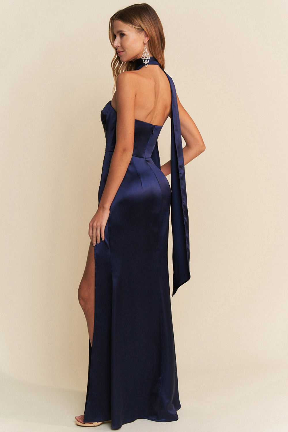 Isla Navy Gown