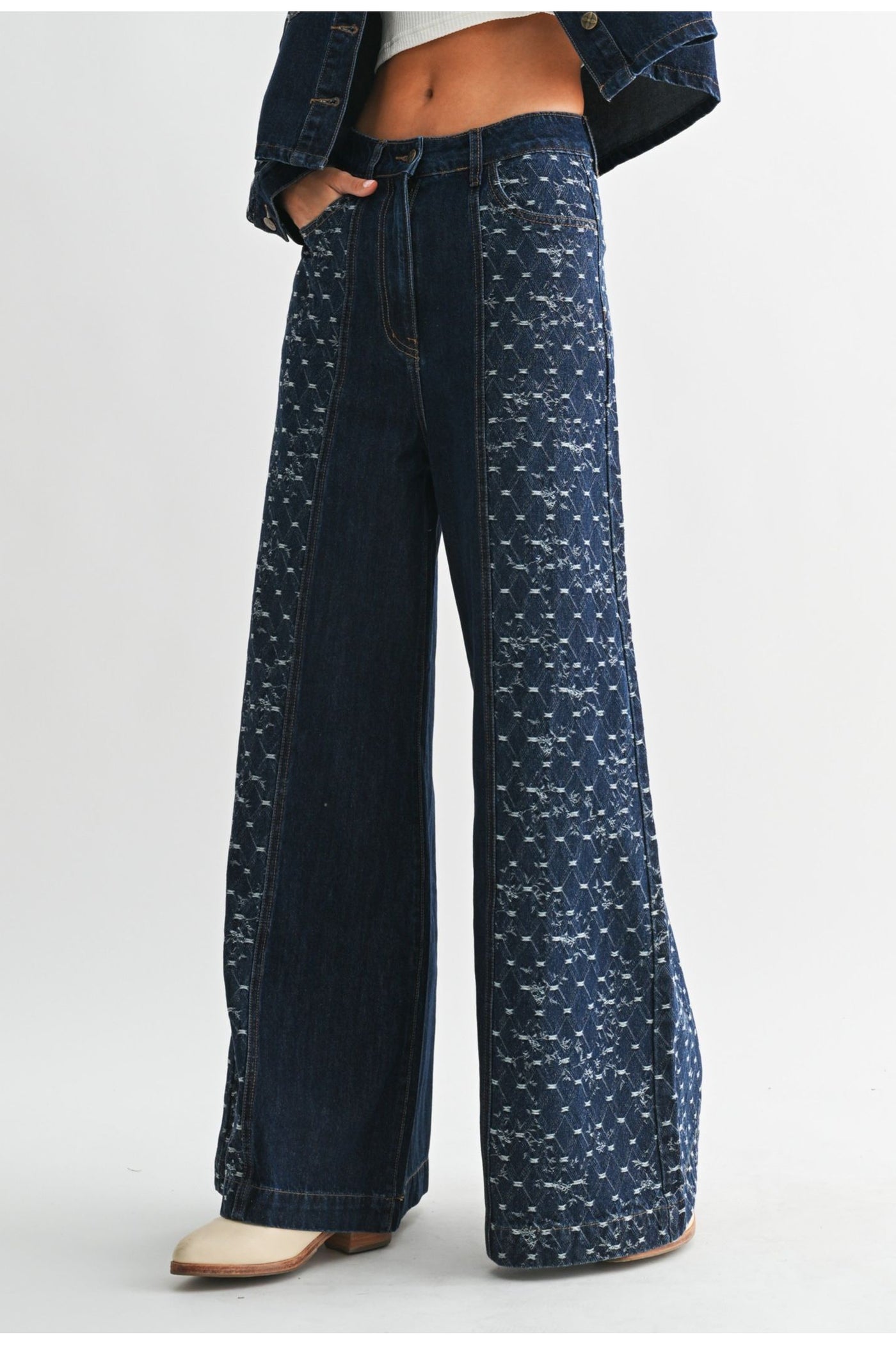 Indigo Echo Denim Set