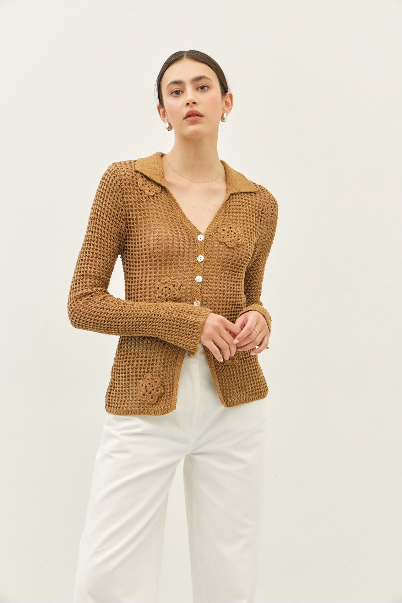 Honeycomb Bloom Cardigan