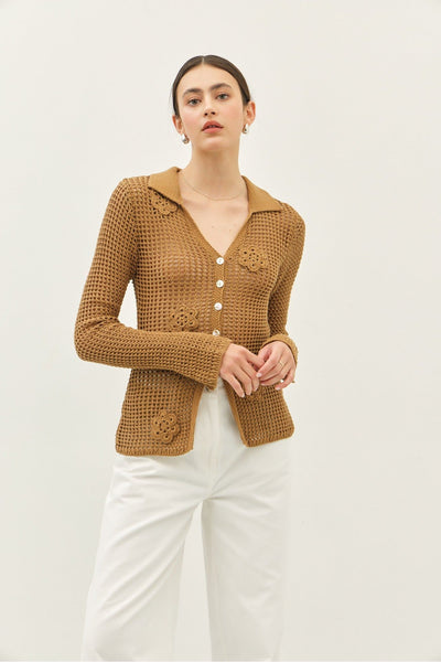 Honeycomb Bloom Cardigan
