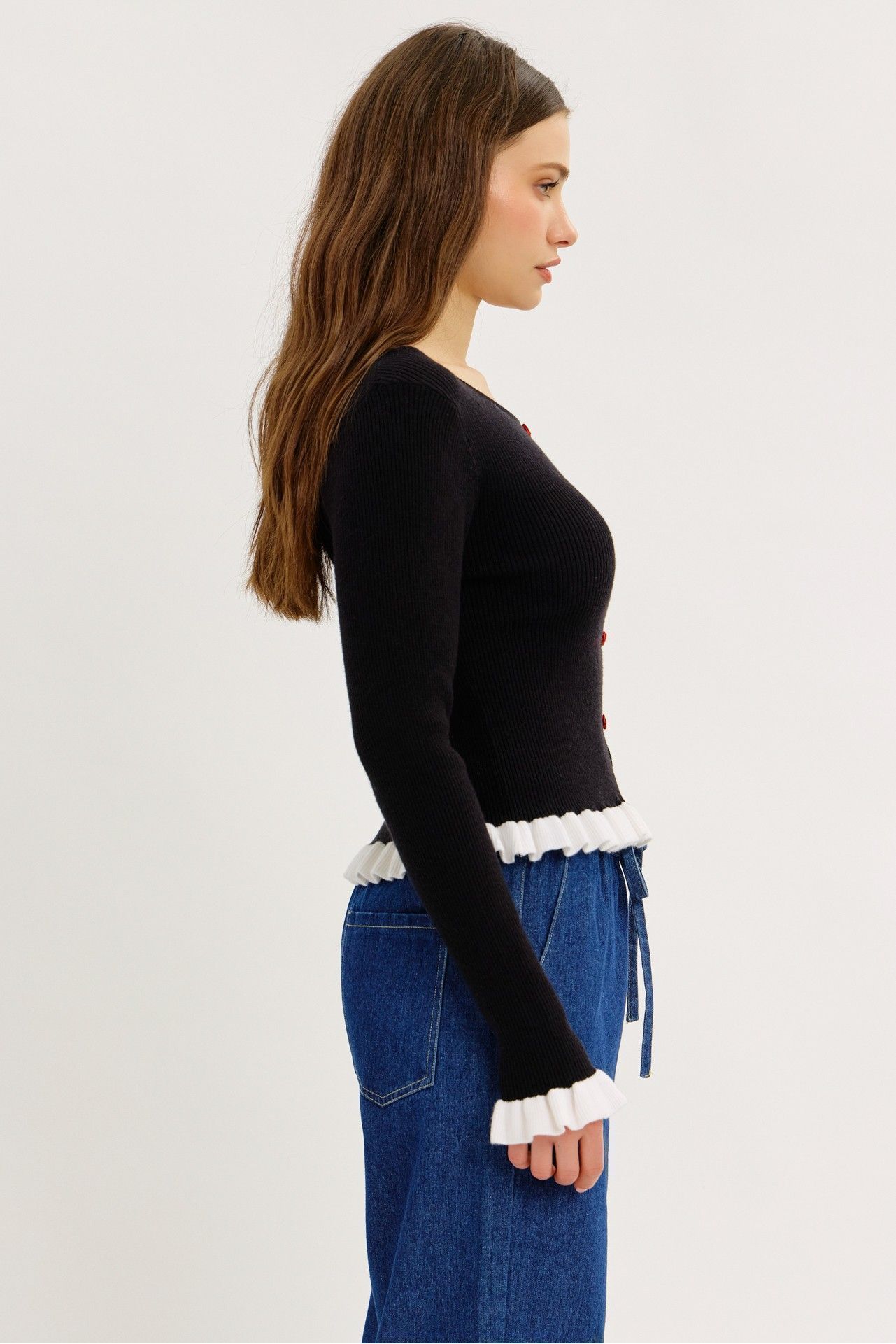 Rosie Ruffle Cardigan