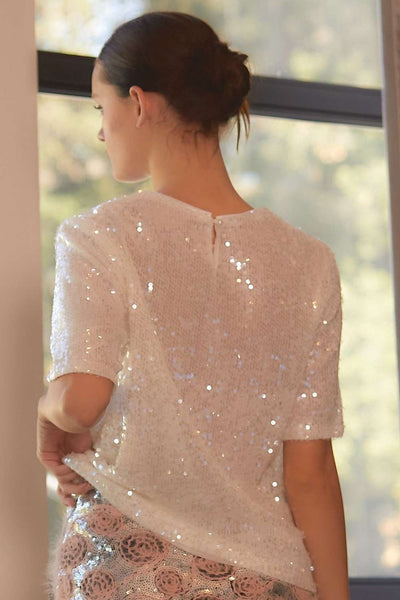 Starlight Sequin Knit Top