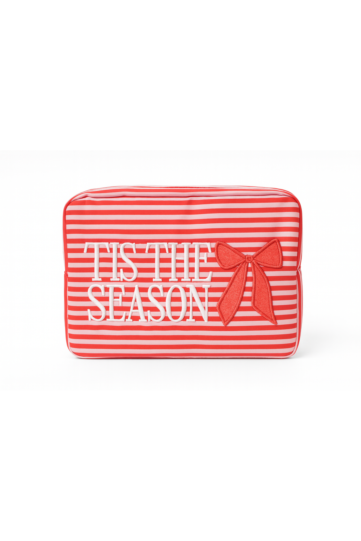 Tis the Season - Red Stripes XL Nylon Bag