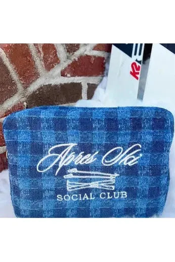 Apres Ski Social Club - Navy Plaid XL Bag