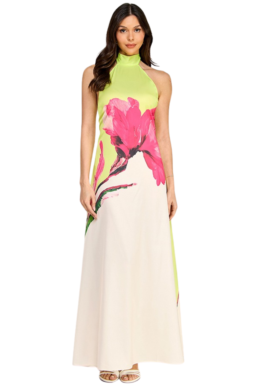 Floral Sunset Maxi Dress