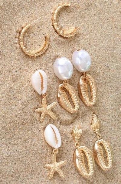 Seashells Summer Earrings