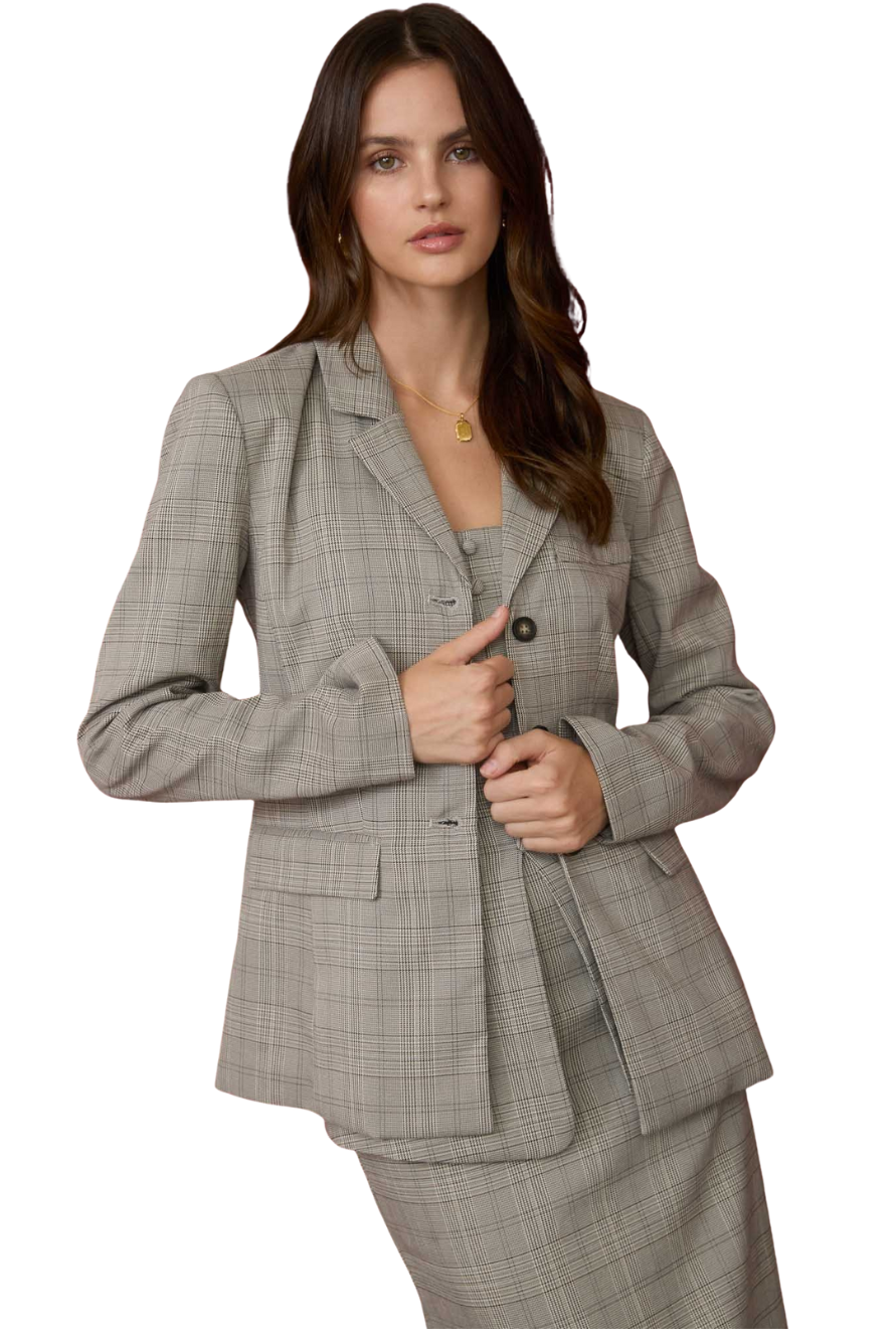 Plaid City Blazer