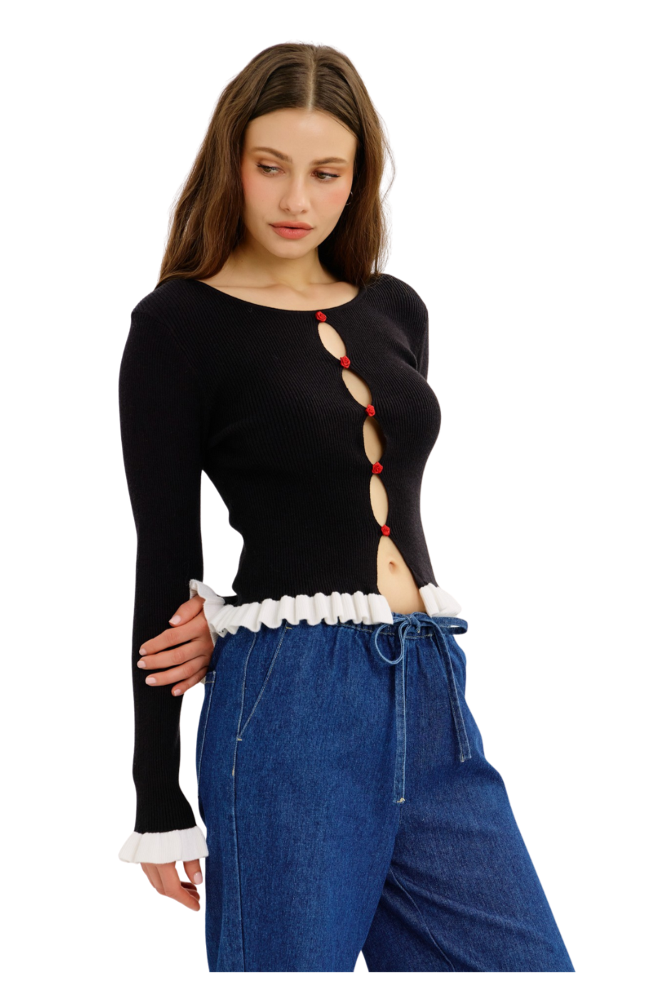 Rosie Ruffle Cardigan