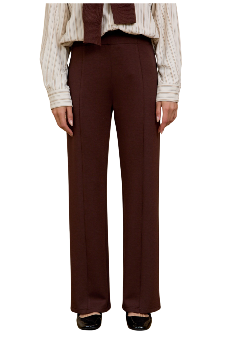 Cocoa Clean Lines Trousers