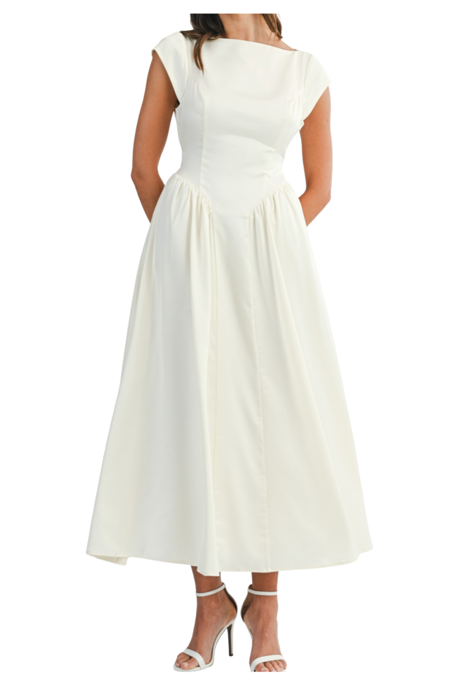 Ava Satin Dress