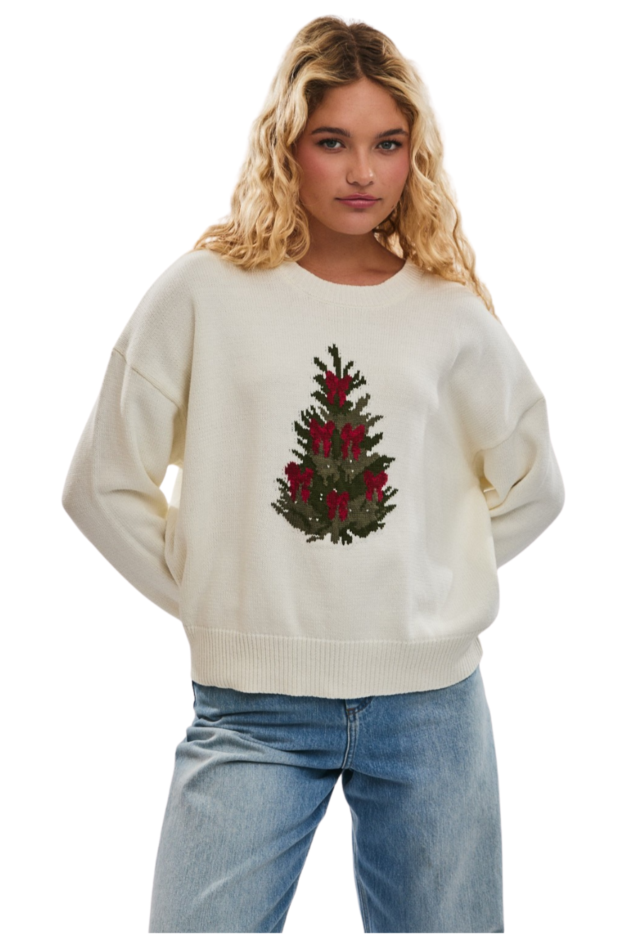 Pine Bow Sweater (Pre-Order)