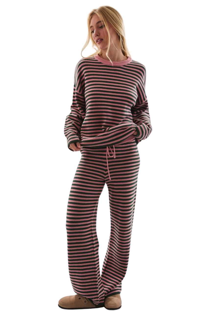Candy Striped Knit Set (Pre-Order)