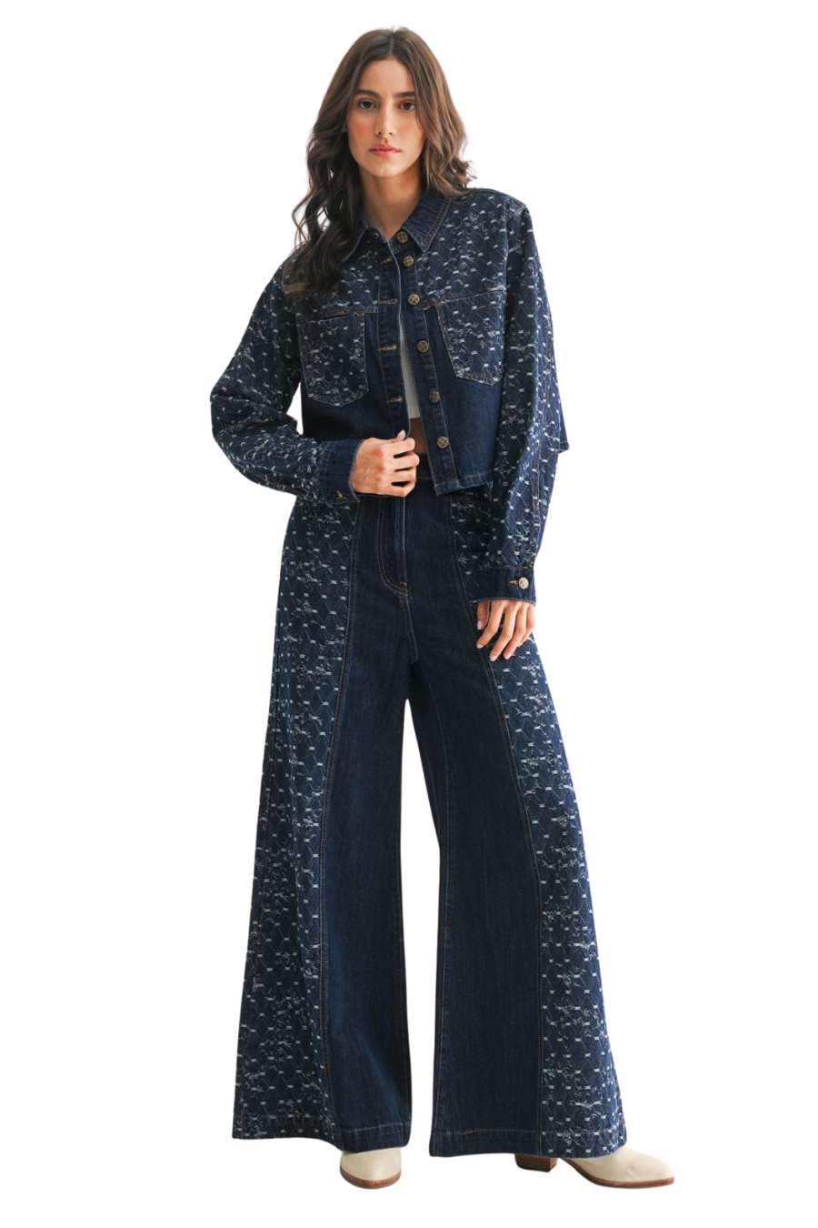 Indigo Echo Denim Set