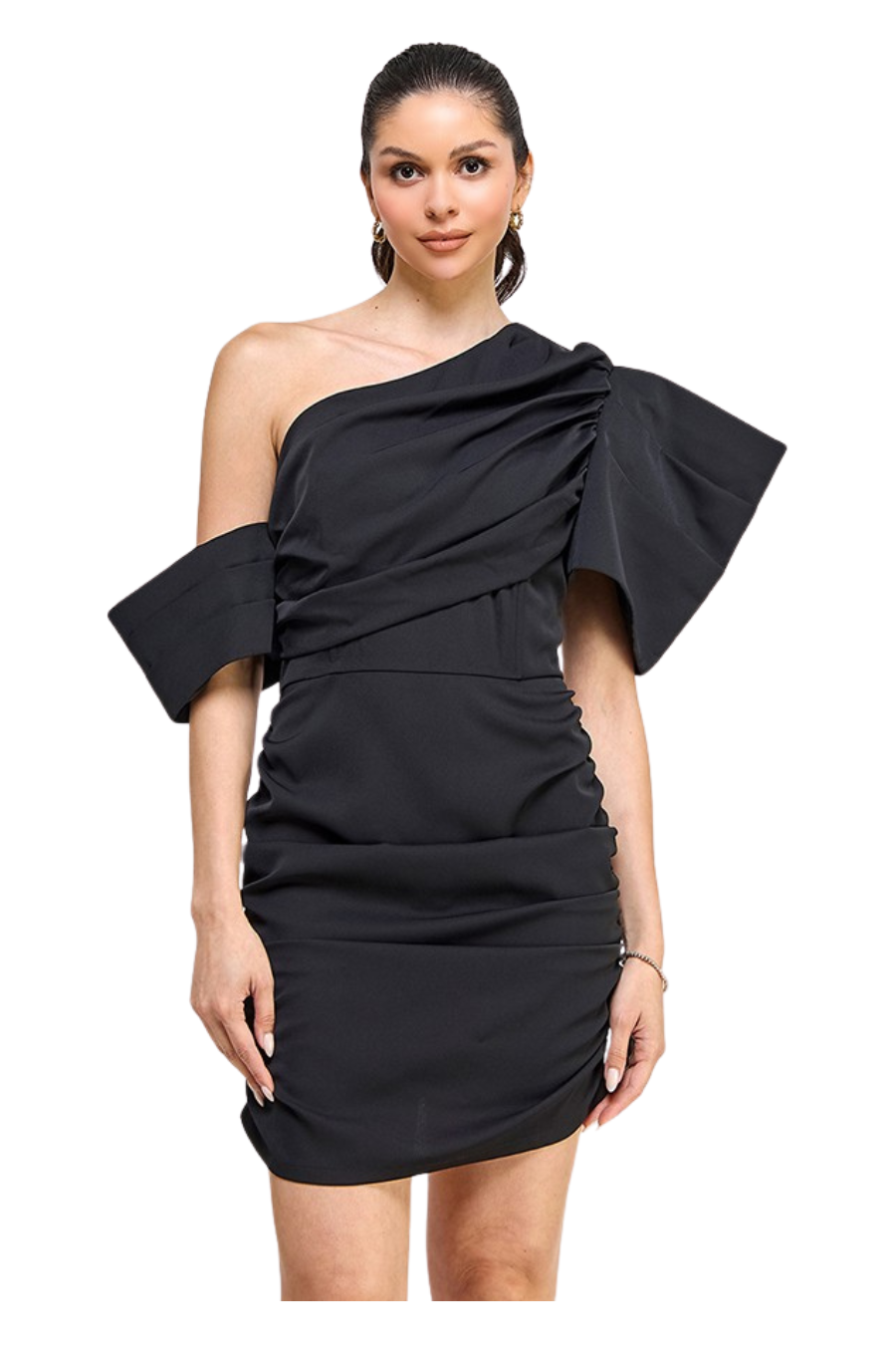 After Hours One-Shoulder Mini Dress