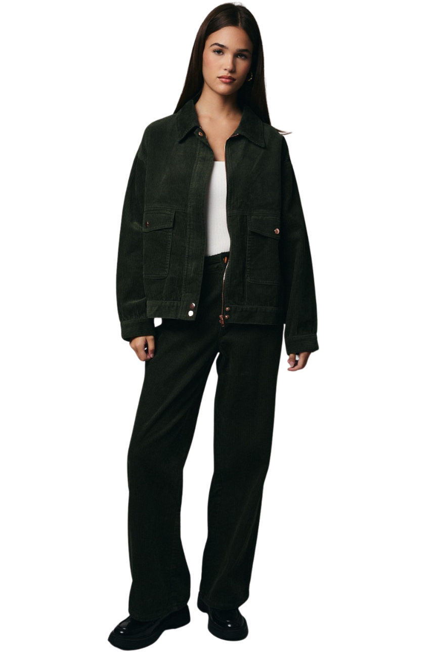 Corduroy Olive Set