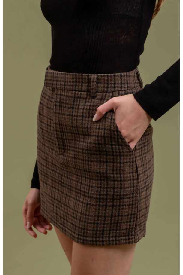 High Waist Plaid Mini Skirt – Sister Store Concept
