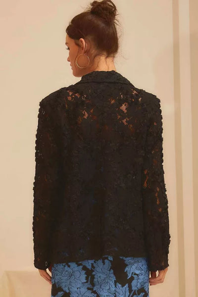 Black Lace Blazer