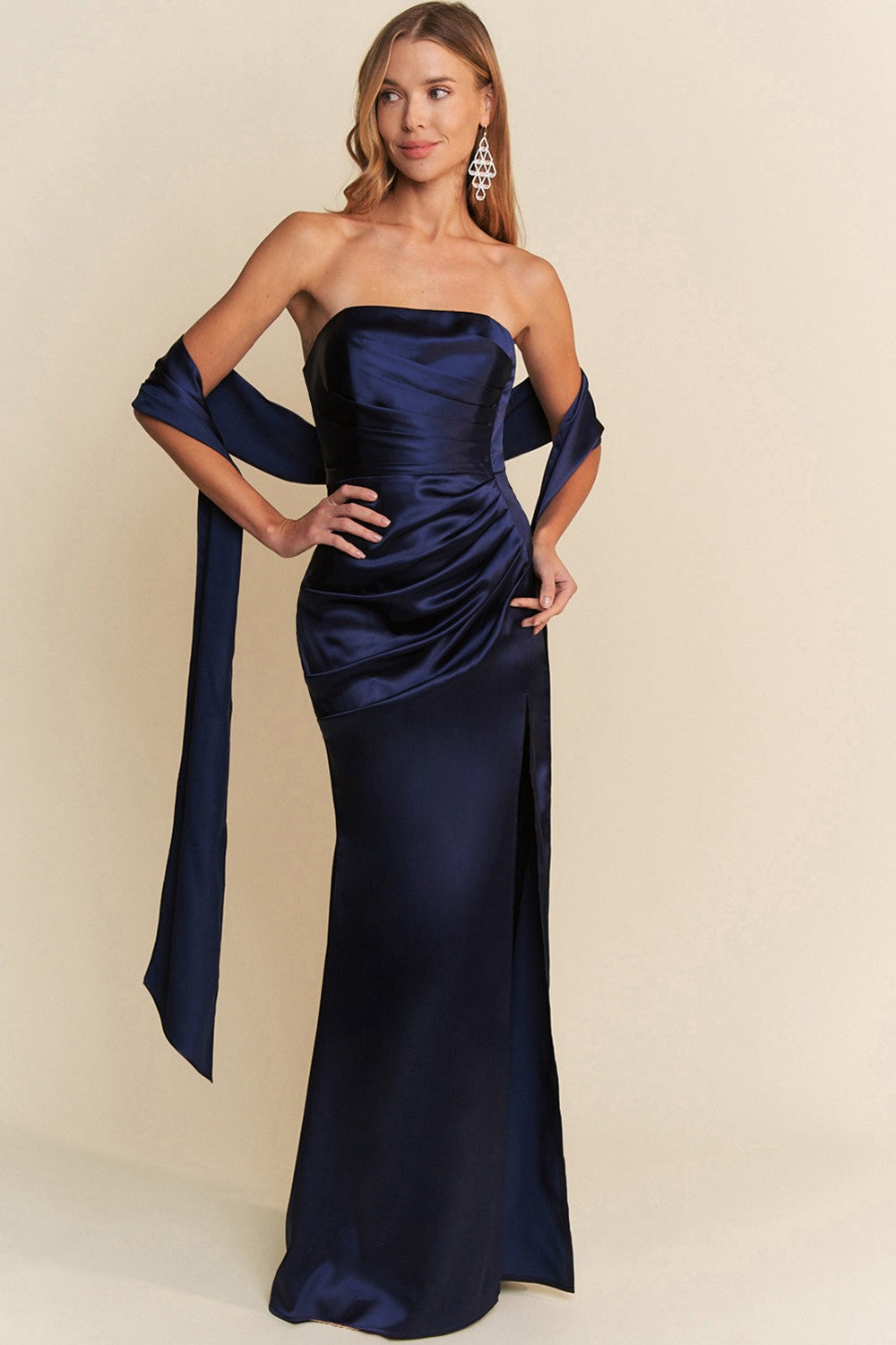Isla Navy Gown
